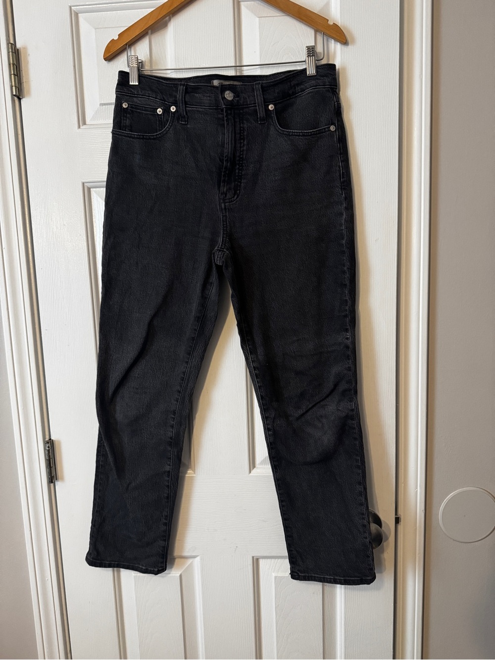 Madewell The Perfect Vintage Jean Black Wash Size 28
